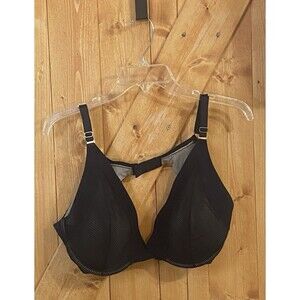 ThirdLove Bra Shadow Stripe Plunge Underwire Lined Cup Adjustable 42C